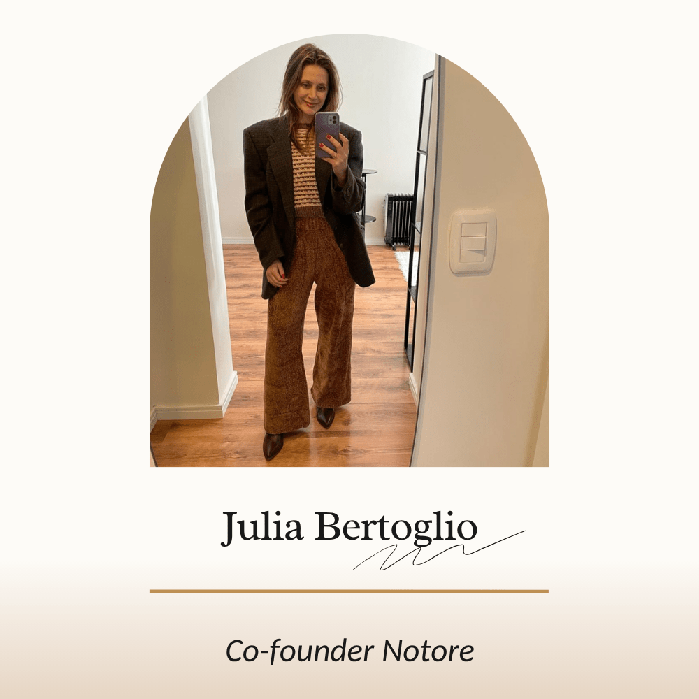 Julia Bertoglio Co-founder Notore