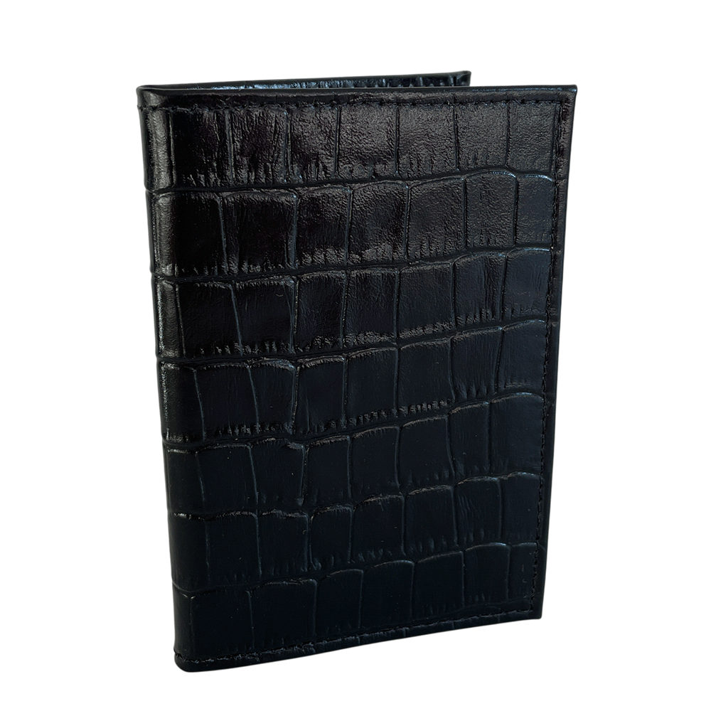 Porta Cartões Feminino Couro Preto Carteira Cloe