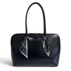 Lenço para Bolsa Preto Estampado