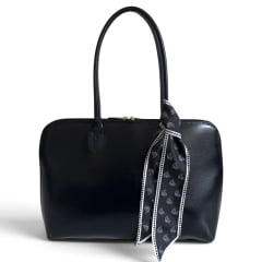 Lenço para Bolsa Preto Estampado Lenço para Bolsa Preto Estampado