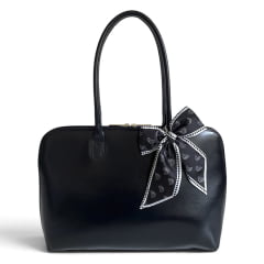 Lenço para Bolsa Preto Estampado