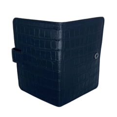 Porta Passaporte Couro Preto Voyage Feminino