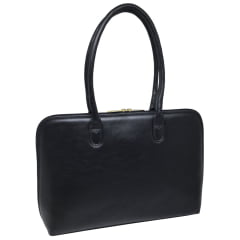 Bolsa Notebook Feminina Couro Preta Clarice | PRÉ-VENDA