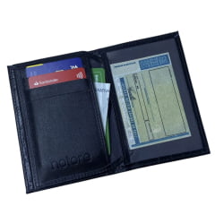 Kit 2 Porta Cartões Feminino Couro Carteira Cloe